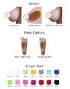 FYB Cheap Fat Big Breast Tpe Shemale Toy Rubber India Realistic Real Lifelike Torso Silicone Sex Doll from automatic woman